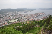 Bergen - utsikt fra Fløyen